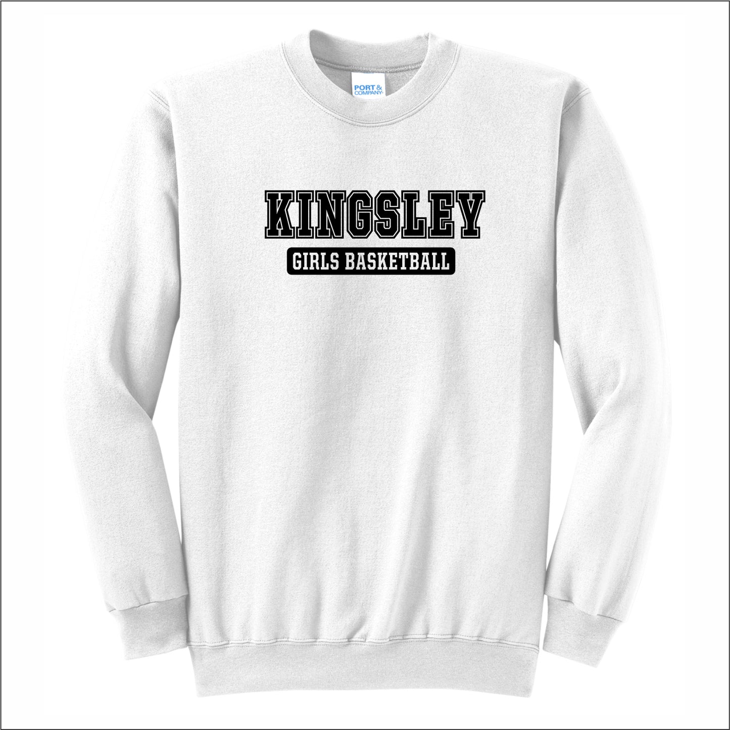 Kingsley Girls Basketball Crewneck Sweatshirt