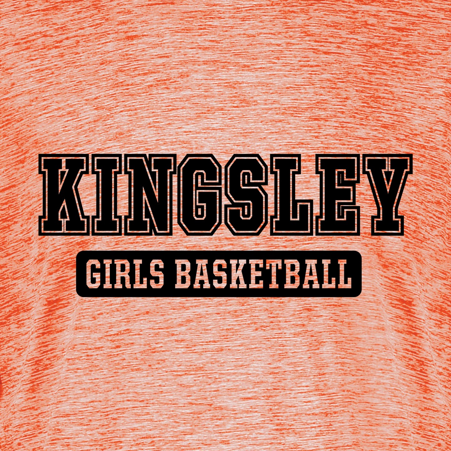 Kingsley Girls Basketball Electrify Performance Hooded Long Slv T