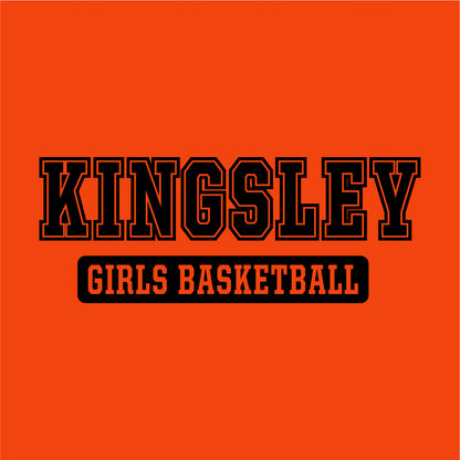 Kingsley Girls Basketball Hooded Sweatshirt