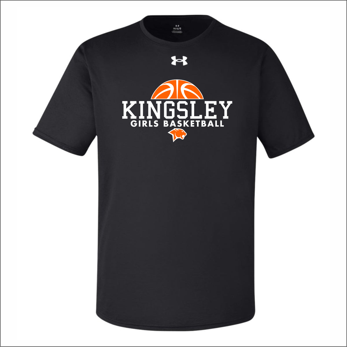 Kingsley Girls Basketball Under Armour Team Tech Performance T-Shirt
