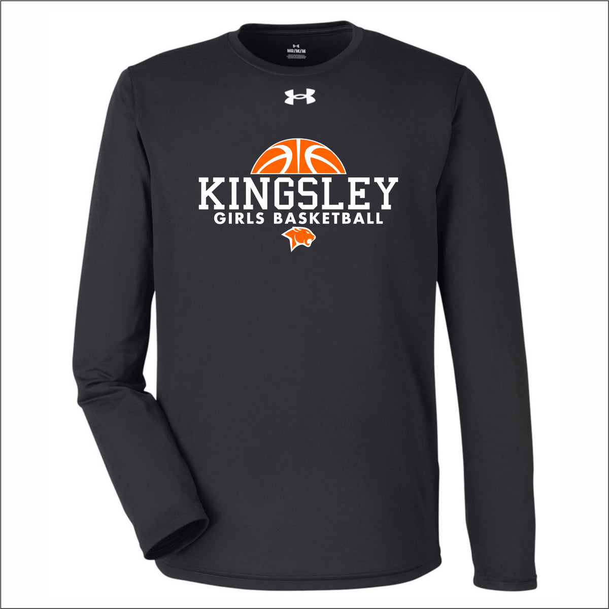 Kingsley Girls Basketball Under Armour Team Tech Long Sleeve T-shirt