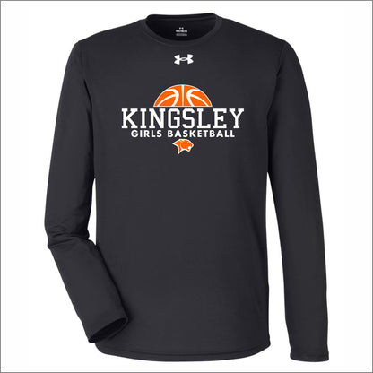 Kingsley Girls Basketball Under Armour Team Tech Long Sleeve T-shirt