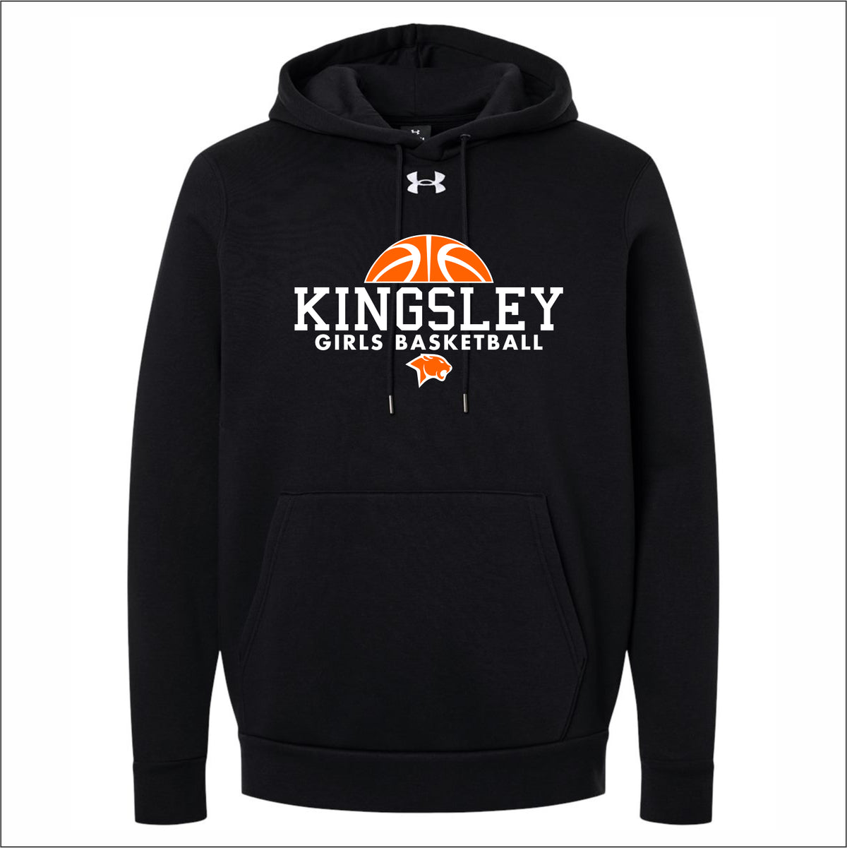 Kingsley Girls Basketball Under Armour Icon Hooded Sweatshirt