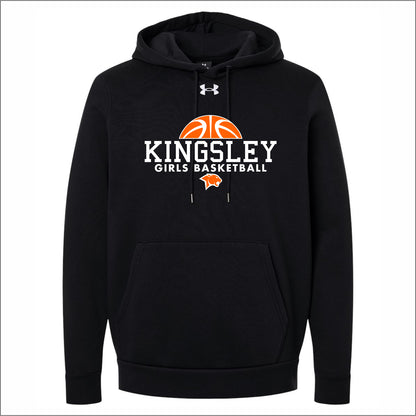 Kingsley Girls Basketball Under Armour Icon Hooded Sweatshirt