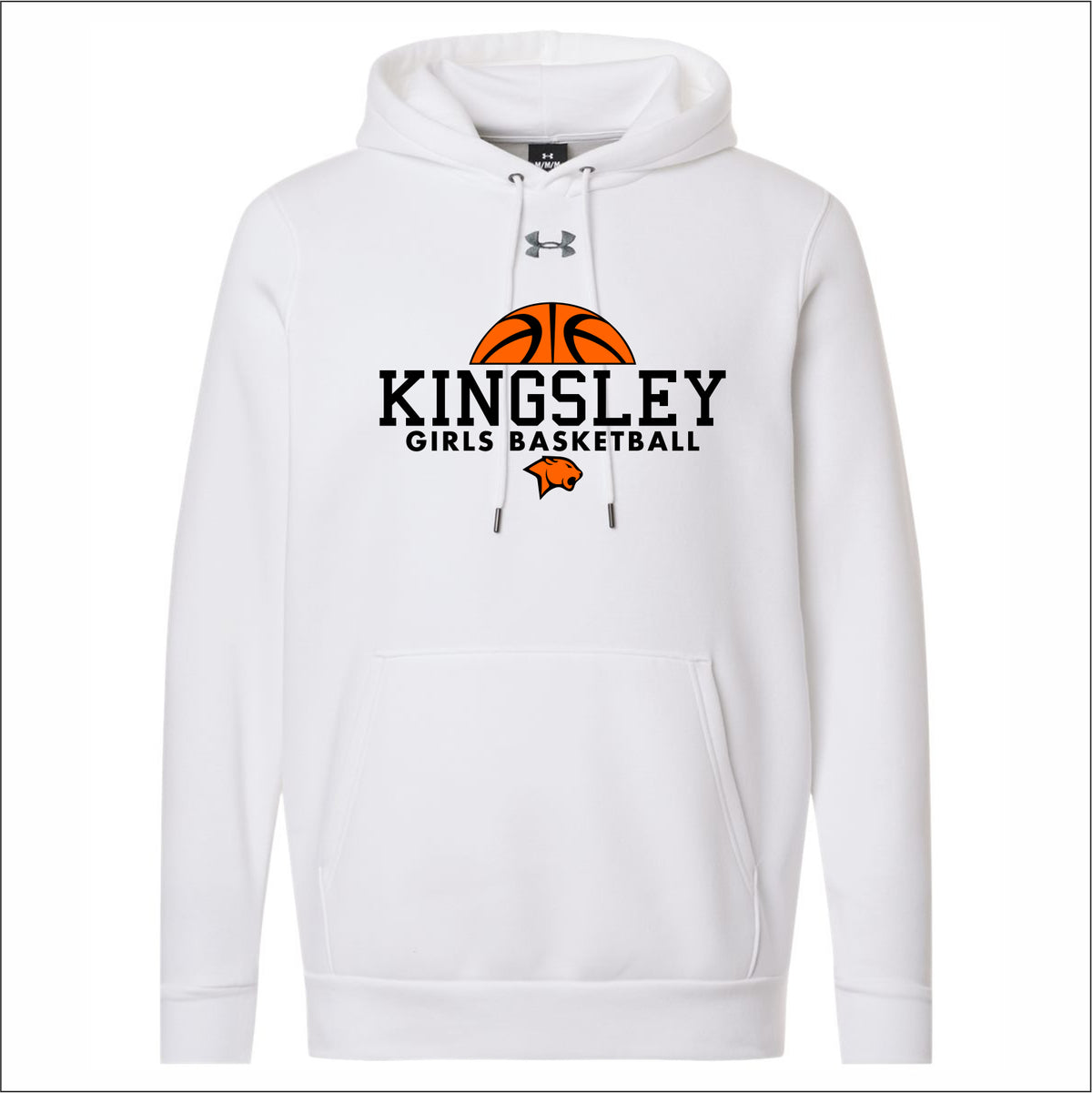 Kingsley Girls Basketball Under Armour Icon Hooded Sweatshirt