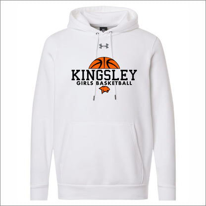 Kingsley Girls Basketball Under Armour Icon Hooded Sweatshirt