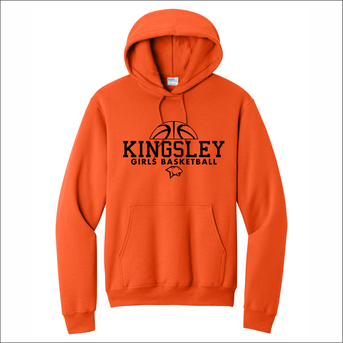 Kingsley Girls Basketball Hooded Sweatshirt