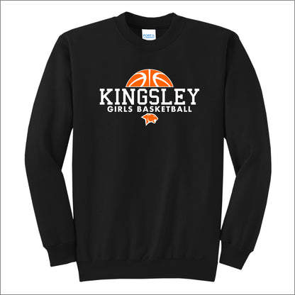 Kingsley Girls Basketball Crewneck Sweatshirt