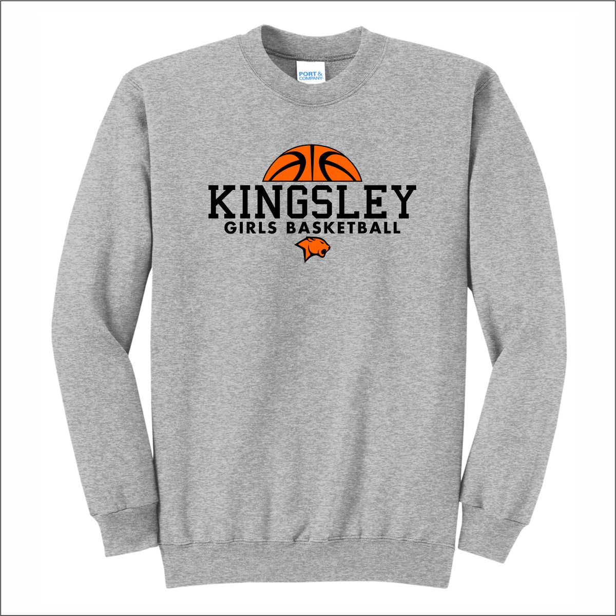 Kingsley Girls Basketball Crewneck Sweatshirt