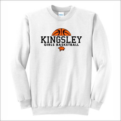 Kingsley Girls Basketball Crewneck Sweatshirt