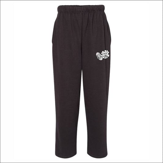 Kingsley Jr High PE Open Bottom Sweatpants w/pockets