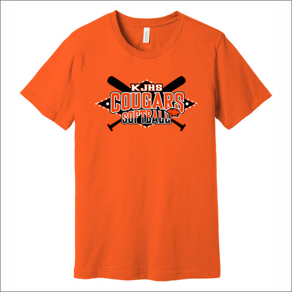 KJHS Softball Soft Jersey Short Sleeve T-shirt