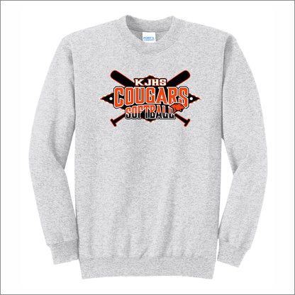 KJHS Softball Crewneck Sweatshirt