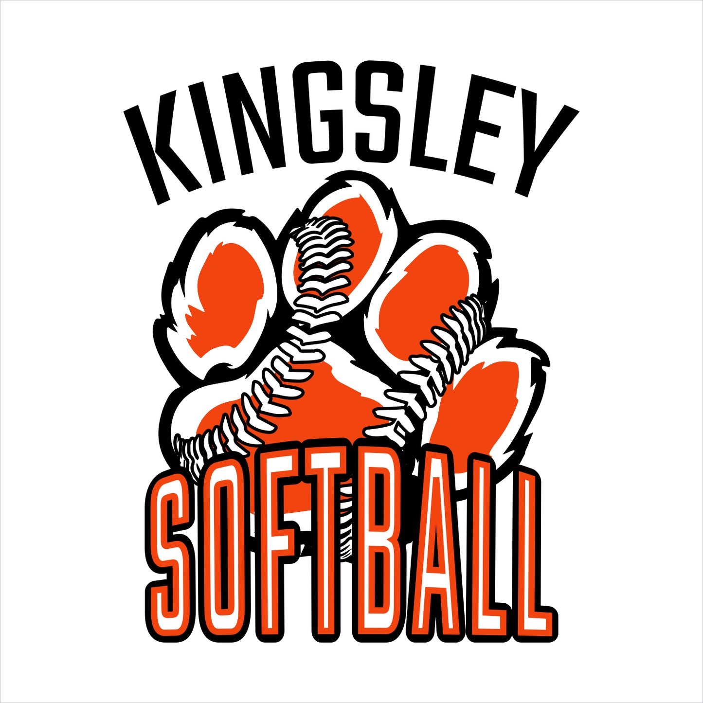 KJHS Softball Ladies Relaxed V-Neck Tee