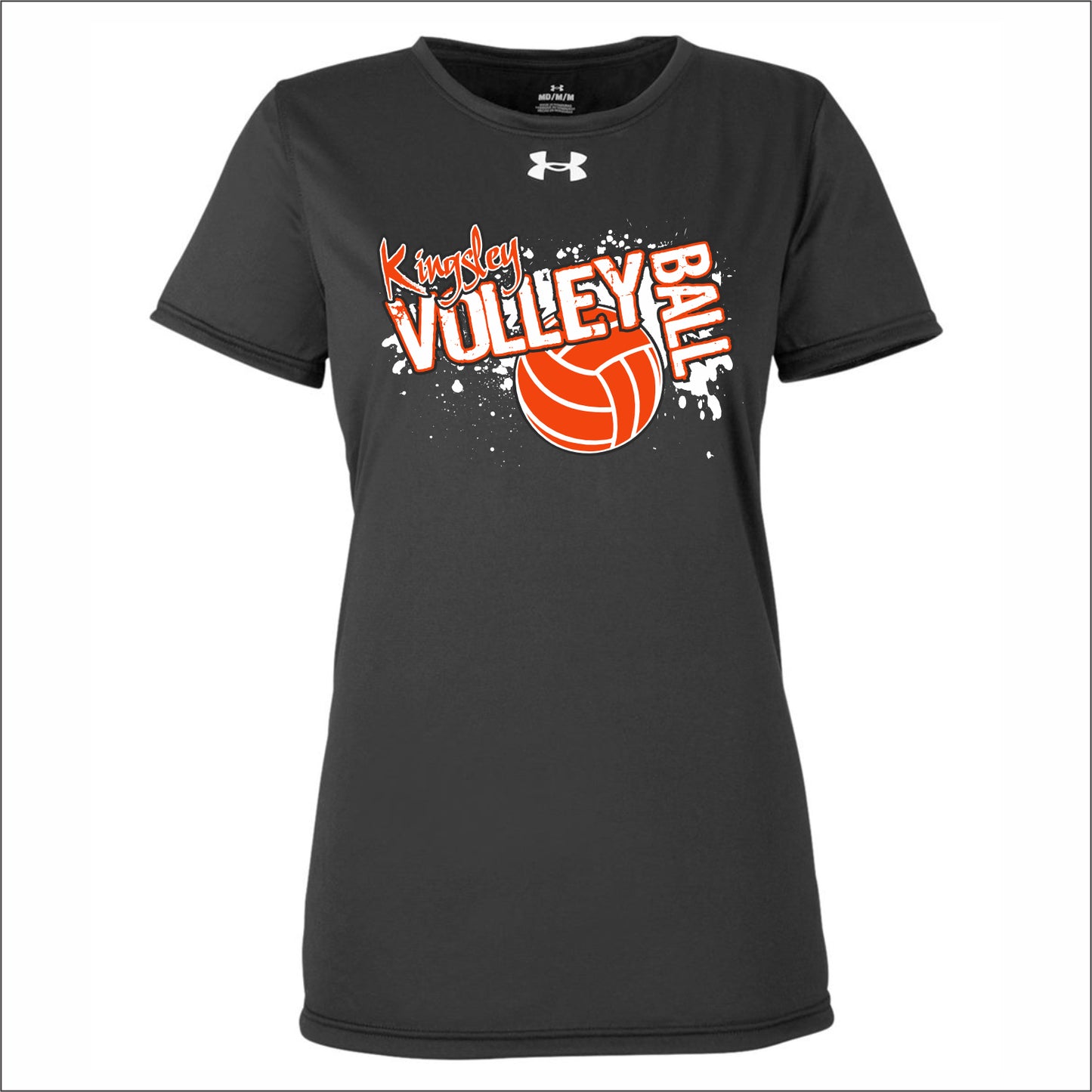 KJHS Volleyball Ladies Under Armour Team Tech Performance T-Shirt