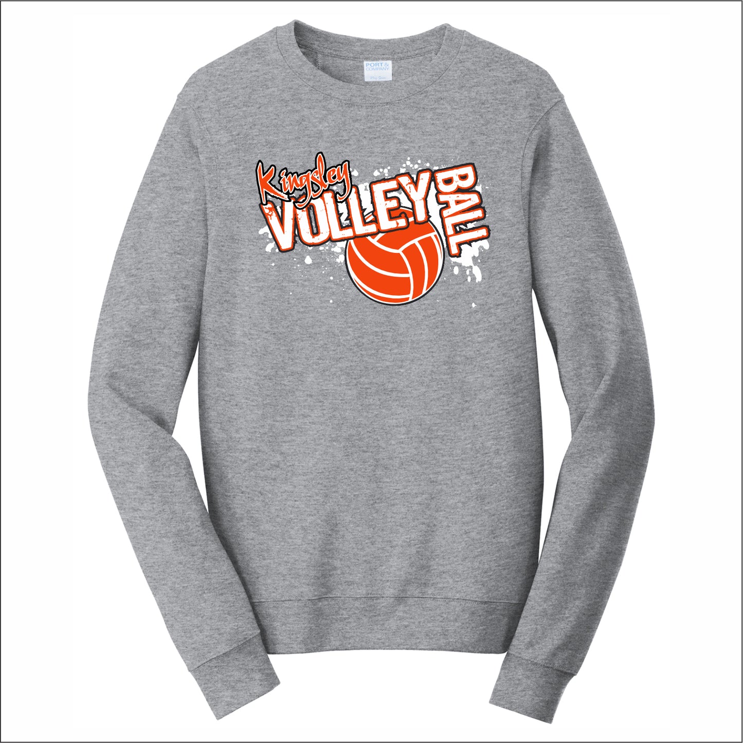 KJHS Volleyball Fan Favorite 80/20 Crewneck Sweatshirt
