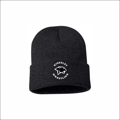 KJHS Wrestling Knit Cuffed Beanie