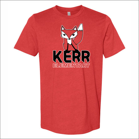 Kerr Elementary Heathered Soft Jersey T-shirt - Des. A