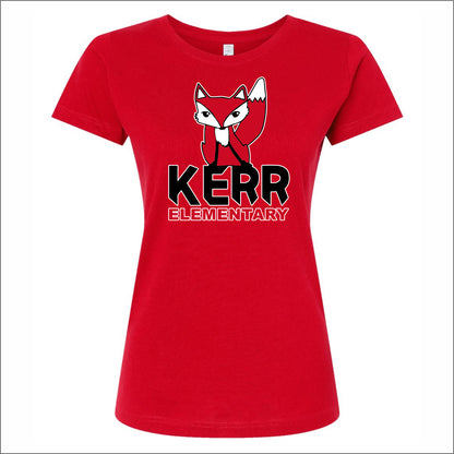 Kerr Elementary Girls/Ladies Fine Jersey T-shirt - Des. A