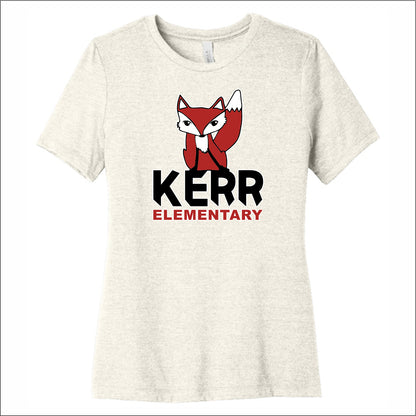 Kerr Elementary Ladies Heathered Relaxed Jersey Tee - Des. A