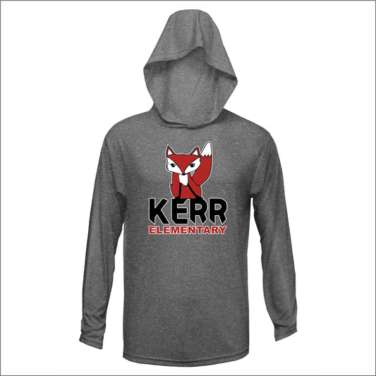Kerr Elementary Performance Hooded Long Sleeve T - Des. A