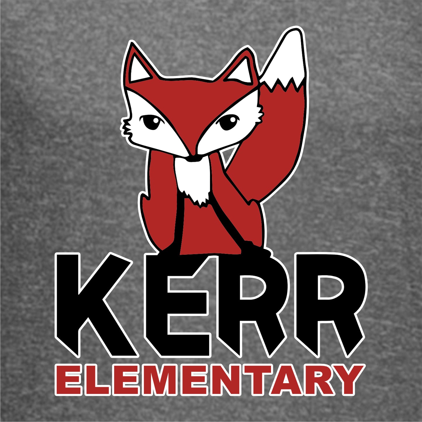 Kerr Elementary Performance Hooded Long Sleeve T - Des. A