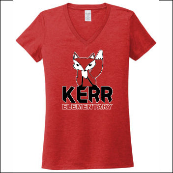 Kerr Elementary Allmade Ladies V-Neck Tee - Des. A