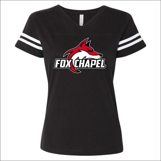 Kerr Elementary Ladies Vintage Football T - Des. B