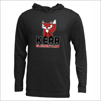 Kerr Elementary Soft-Tek Blend Hooded Long Sleeve T - Des. A