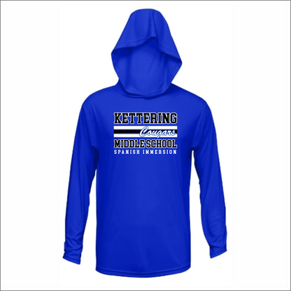 KMSSI Performance Hooded Long Sleeve T - Des. A