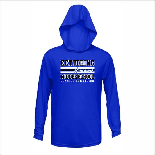 KMSSI Performance Hooded Long Sleeve T - Des. A