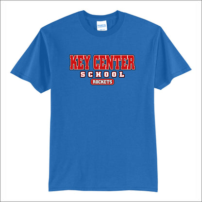 Key Center School 50/50 Short Sleeve T-shirt - Design A
