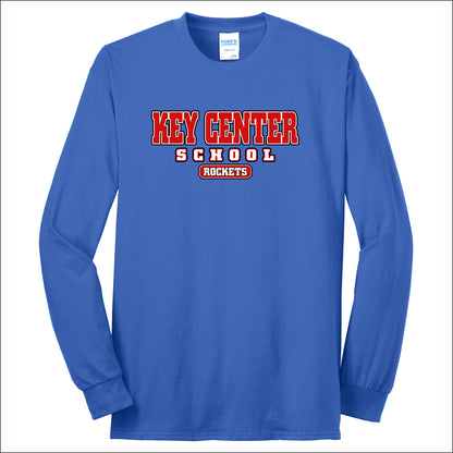 Key Center School 50/50 Long Sleeve T-shirt - Design A