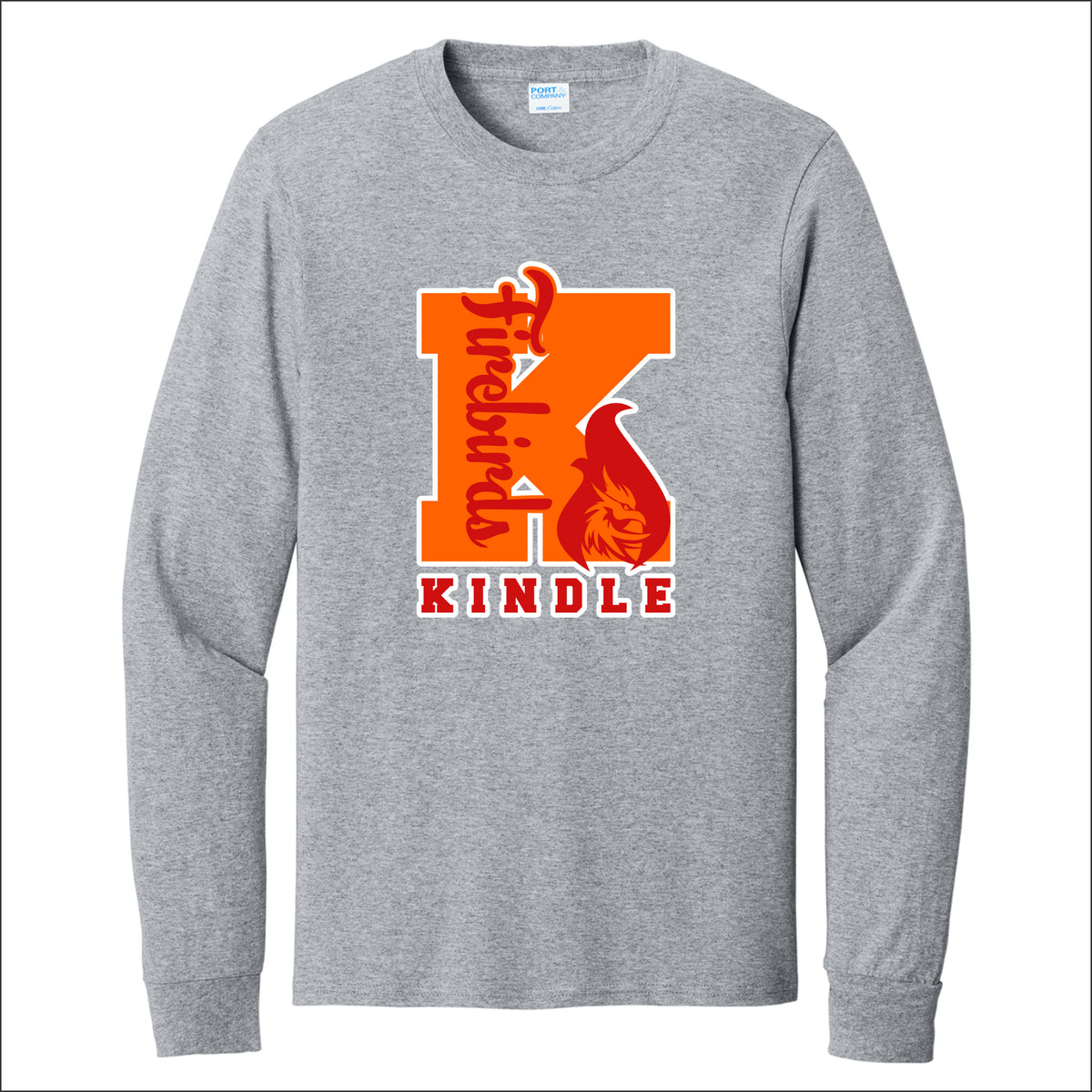 Kindle Edu Long Sleeve T-shirt - Des. A