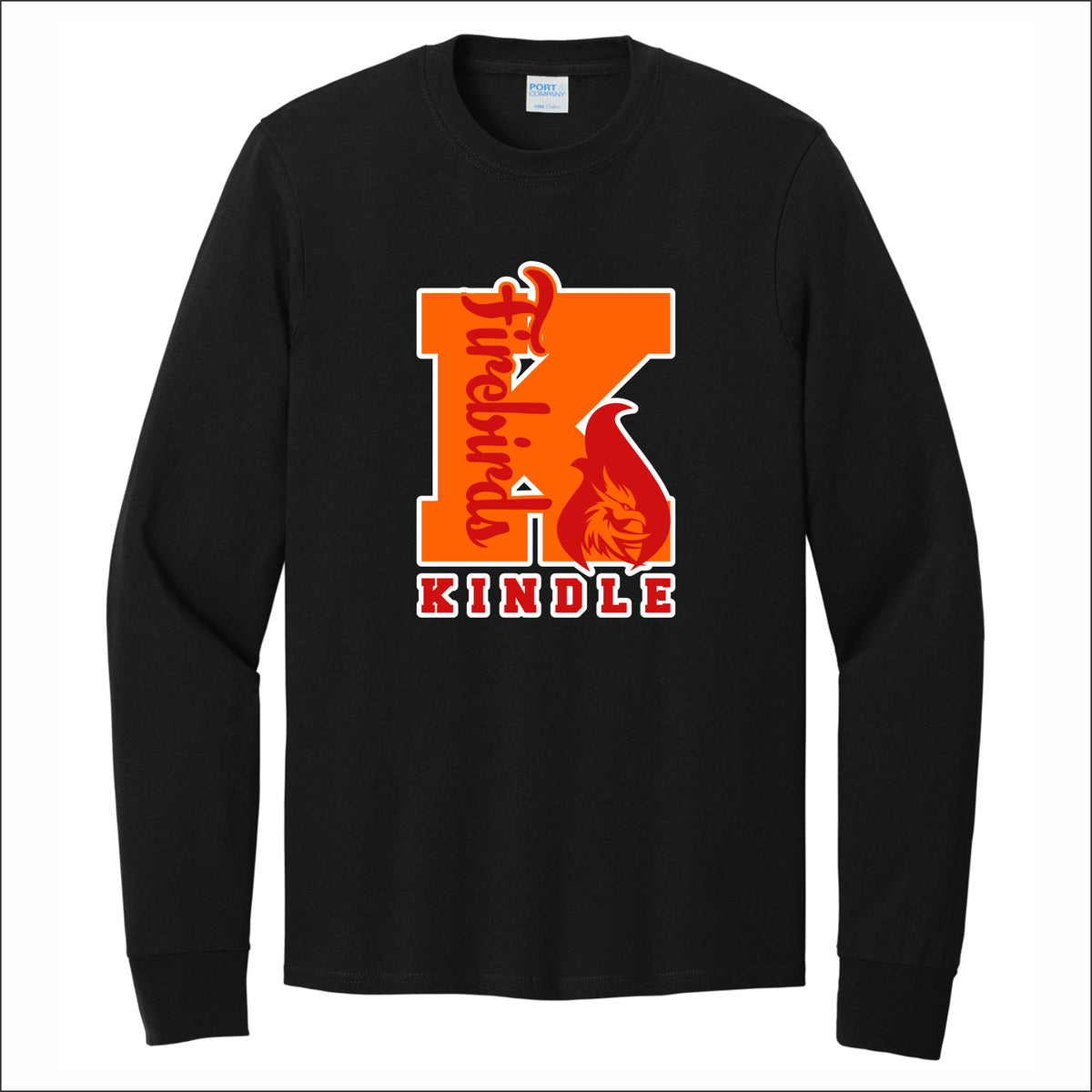 Kindle Edu Long Sleeve T-shirt - Des. A