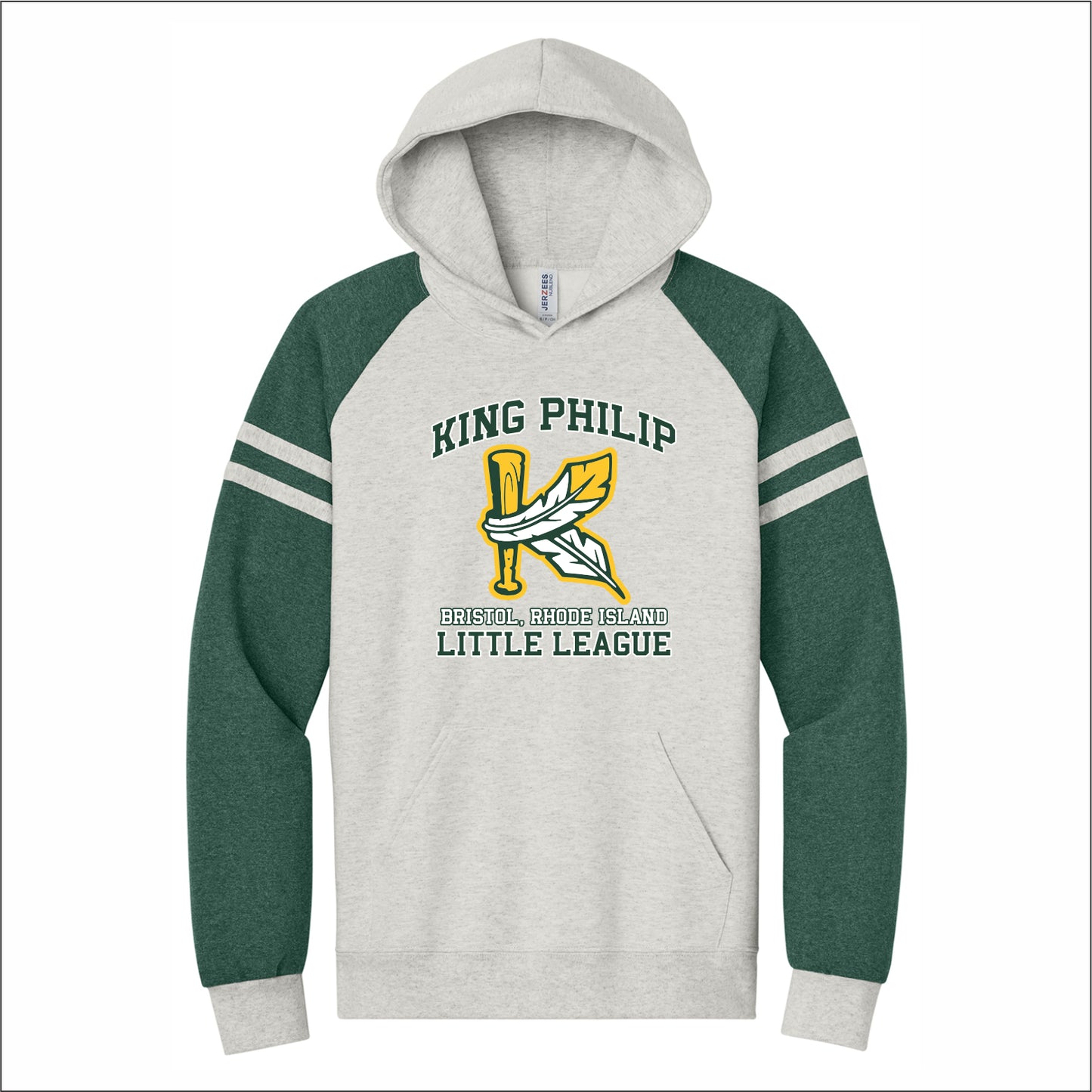 KPLL Varsity Colorblock Raglan Hooded Sweatshirt