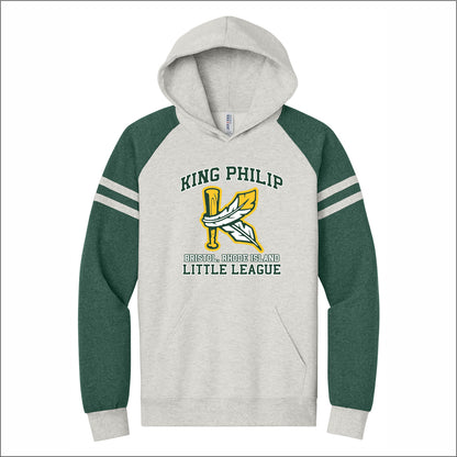 KPLL Varsity Colorblock Raglan Hooded Sweatshirt