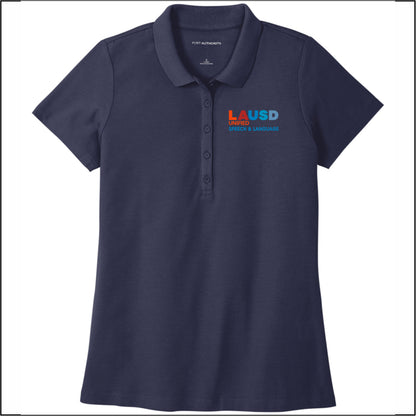 LAUSD Speech & Language Ladies SuperPro React Pique Polo