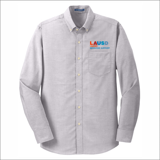 LAUSD Behavior Support SuperPro Oxford Long Sleeve Shirt