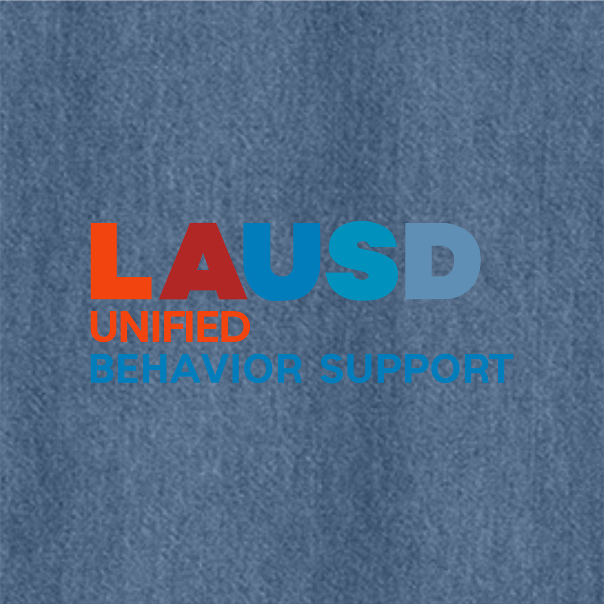 LAUSD Behavior Support Ladies Long Sleeve Denim Shirt