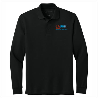 LAUSD Behavior Support Wearever Signature Pique Long Sleeve Polo