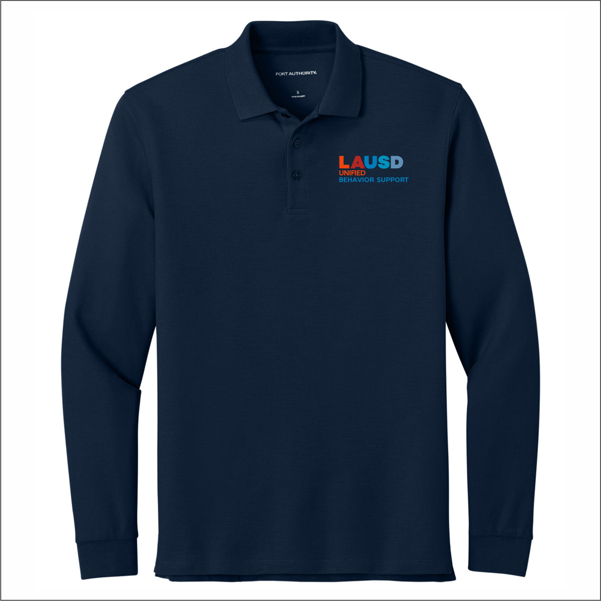 LAUSD Behavior Support Wearever Signature Pique Long Sleeve Polo
