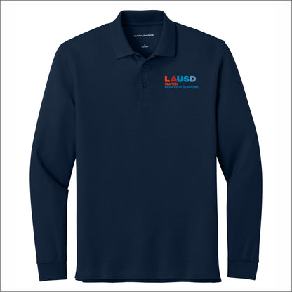 LAUSD Behavior Support Wearever Signature Pique Long Sleeve Polo