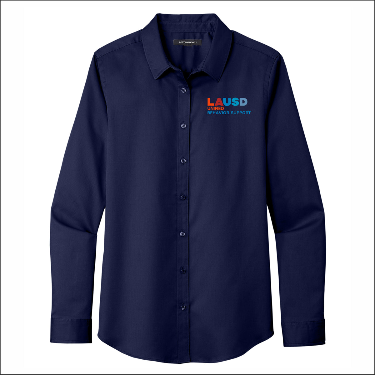 LAUSD Behavior Support Ladies Long Sleeve SuperPro React Twill