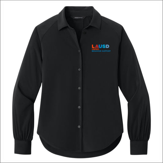 LAUSD Behavior Support Women’s Long Sleeve Buttery Soft Blouse