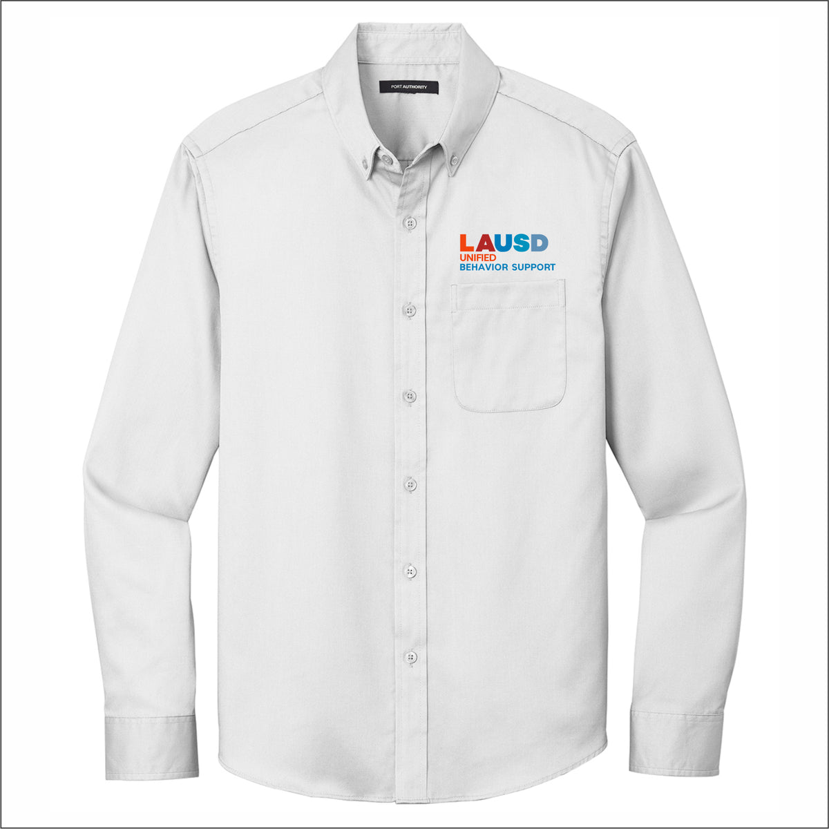 LAUSD Behavior Support Long Sleeve SuperPro React Twill