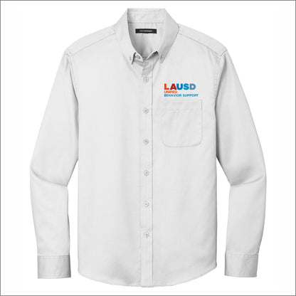 LAUSD Behavior Support Long Sleeve SuperPro React Twill