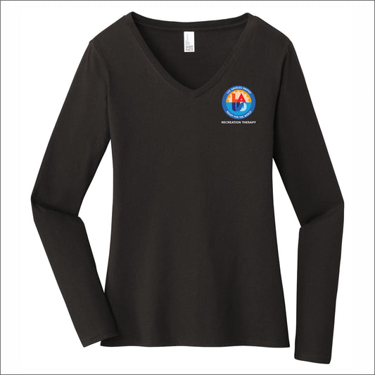LAUSD APE & RT Ladies VIT V-Neck Long Sleeve T - RT