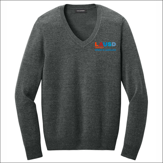 LAUSD Speech & Language Ladies Easy Care V-Neck Sweater