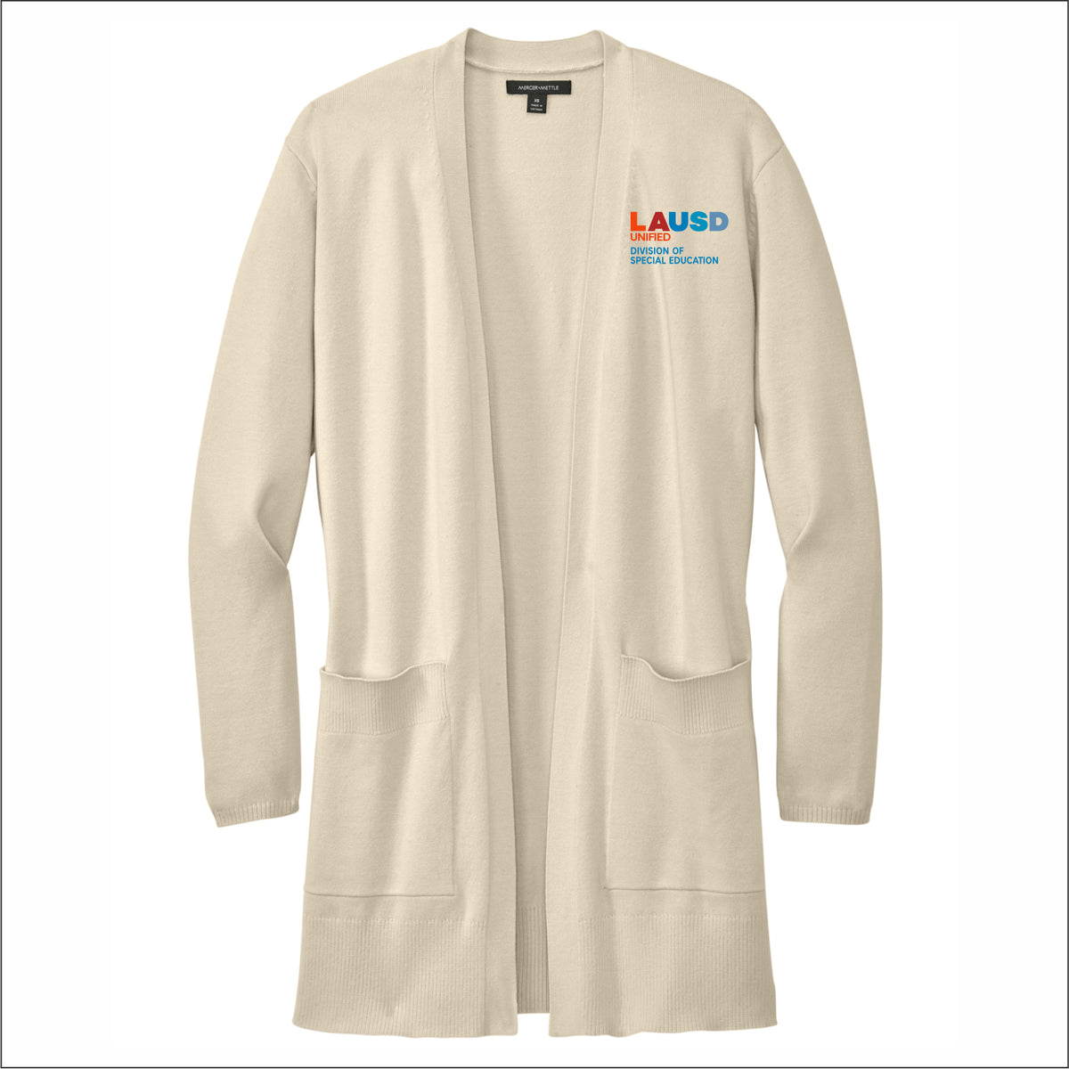 LAUSD Special Education Ladies Open-Front Cardigan Sweater